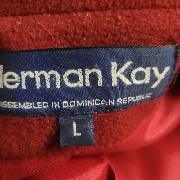 Herman Kay red hooded jacket - Picture 9 of 11